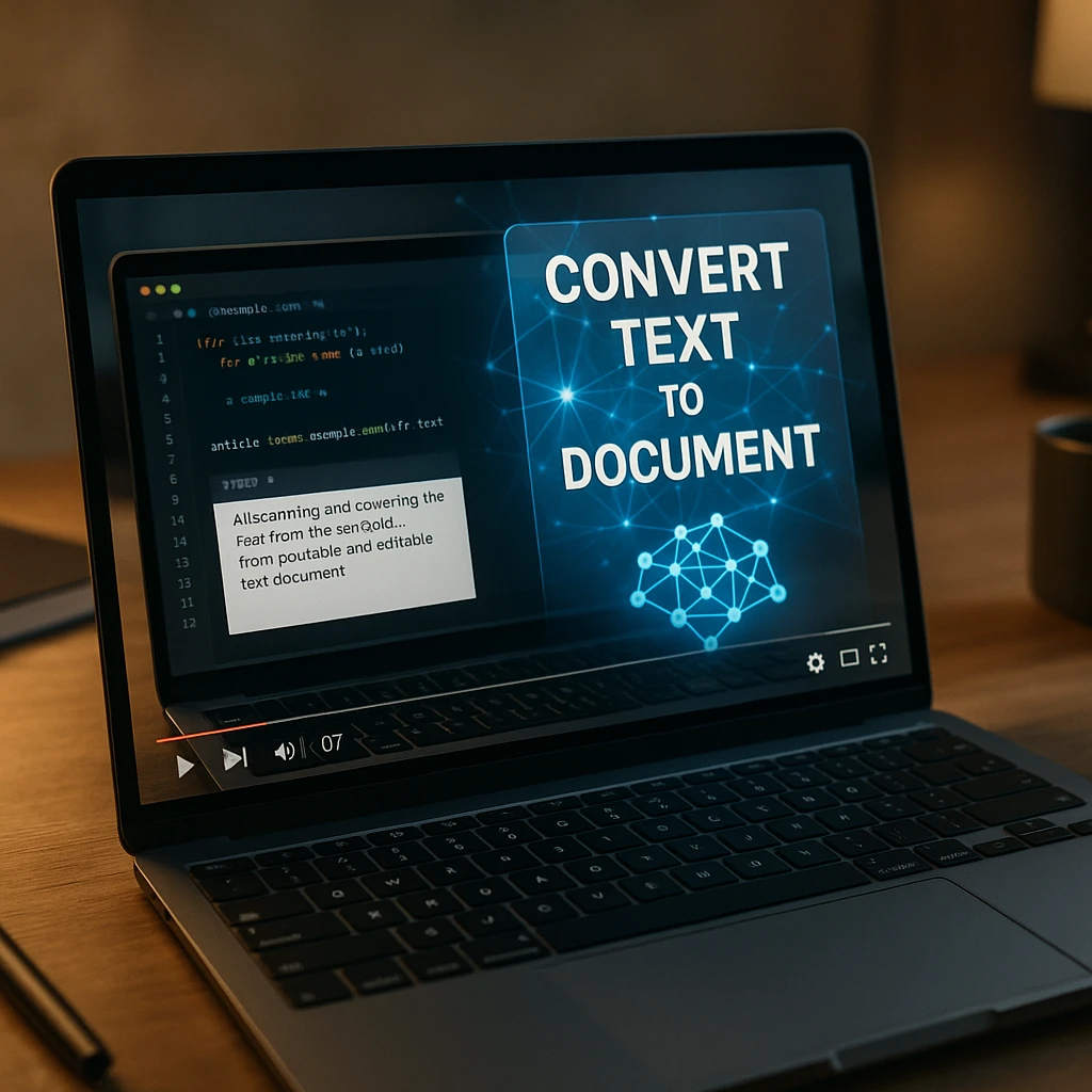 Technologie d'OCR vidéo extrayant du texte des images vidéo
